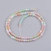 Faceted Glass Beads Strands X-GLAA-G074-B05-2