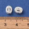 Brass Micro Pave Clear Cubic Zirconia Beads KK-G503-18S-3