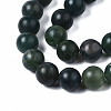 Natural Moss Agate Beads Strands G-T106-019-3