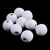 Dyed Natural Wood Beads X-WOOD-S662-9x10mm-13-1