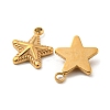 304 Stainless Steel Charms STAS-L022-217G-2