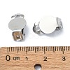 304 Stainless Steel Clip-on Earring Findings STAS-Q318-05P-3
