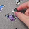 4 Bags 4 Styles Butterfly Pattern Waterproof Plastic Scrapbooking Stickers DIY-SZ0001-90-5