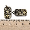 Tibetan Style Brass Pendants KK-M284-39AB-3