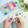 Macaron Color Acrylic Beads Sets MACR-NB0001-28-3