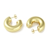 Ion Plating(IP) 304 Stainless Steel Stud Earrings for Women STAS-I304-22A-G-2