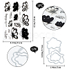 CRASPIRE 1Pc Butterfly Clear Silicone Stamps DIY-CP0009-56-2