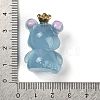 Crown Bear Luminous Resin Display Decorations DJEW-M010-01-4