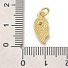 Rack Plating Brass Micro Pave Cubic Zirconia Pendants KK-I720-71G-01B-3