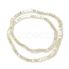 Electroplate Transparent Glass Beads Strands EGLA-L044-B-FR01-3