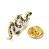 Snake & Flower Enamel Pins JEWB-P030-D03-3