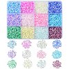 12300pcs 12 Colors Imitation Cat Eye Glass Round Bugle Beads GLAA-CJ0002-18-1