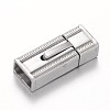 304 Stainless Steel Bayonet Clasps STAS-G140-76P-1