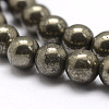 Natural Pyrite Beads Strands X-G-D391-01-2
