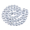 Electroplate Glass Beads Strands X-EGLA-Q084-14mm-11-3