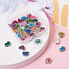 Craftdady Alloy Enamel Slider Charms and Large Hole Beads ENAM-CD0001-07-5