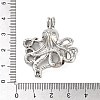 Alloy Bead Cage Pendants FIND-M012-01M-P-3