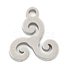 Non-Tarnish 304 Stainless Steel Charms STAS-Z076-01P-03-1