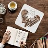 Plastic Drawing Painting Stencils Templates Sets DIY-WH0172-572-3