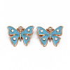 Alloy Enamel Pendants ENAM-N055-028B-NR-2