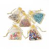 Organza Gift Bags with Drawstring OP-R016-9x12cm-15-4