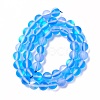 Synthetic Moonstone Beads Strands G-E573-01B-19-2