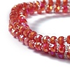 Electroplate Glass Beads Strands EGLA-J147-A-FR11-4