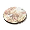 Mother's Day Theme Wooden Pendants FIND-Z031-01I-2