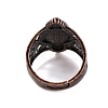 Mixed Stone Retro Finger Rings RJEW-B067-01R-4