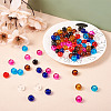 Craftdady 88pcs 8 colors Glass European Beads GLAA-CD0001-10-13