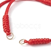 Adjustable Braided Eco-Friendly Korean Waxed Polyester Cord AJEW-JB01205-01-2