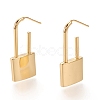 Brass Stud Earring EJEW-F255-03G-2