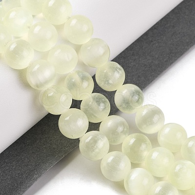 Natural Selenite Beads Strands G-C142-01A-05-1