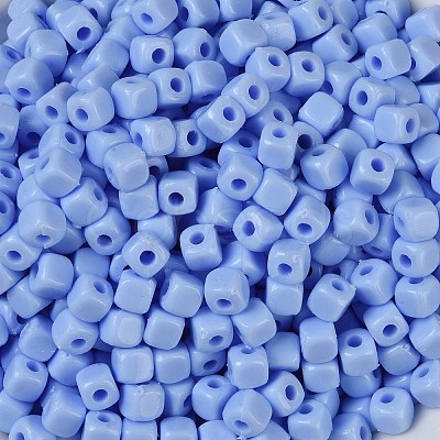 Opaque Acrylic Beads OACR-B025-06D-1