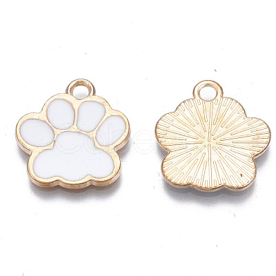 Alloy Enamel Pendants ENAM-T016-22LG-B-RS-1