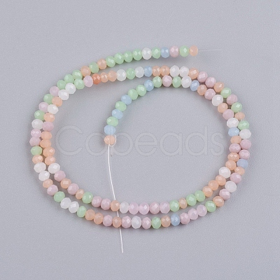 Faceted Glass Beads Strands X-GLAA-G074-B05-1