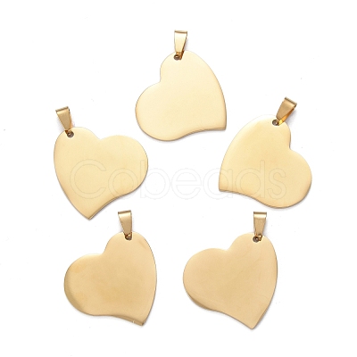 304 Stainless Steel Pendants STAS-I140-11G-1