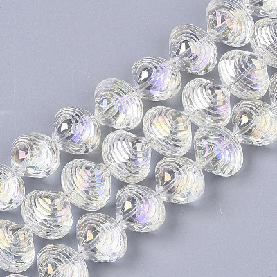 Electroplate Glass Beads Strands X-EGLA-S189-003B-01-1