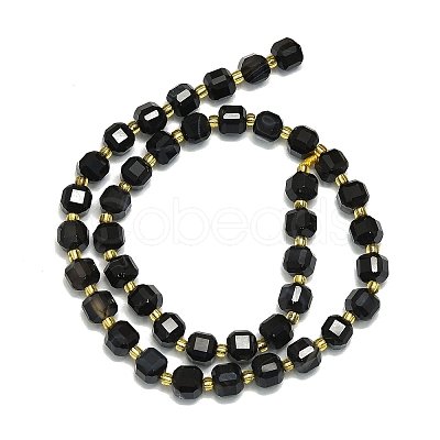 Natural Banded Agate Beads Strand G-I376-D06-01-1