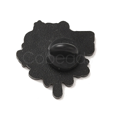 Black Alloy Brooches JEWB-R272-01F-1