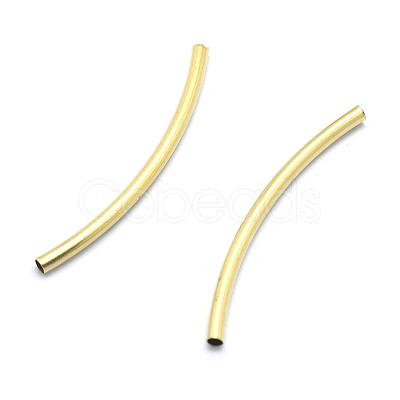 Brass Tube Beads KK-A143-35C-C-RS-1