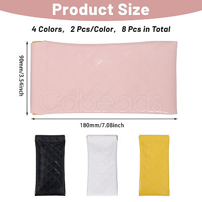 CHGCRAFT PU Imitation Leather Glasses Case AJEW-CA0004-27-1