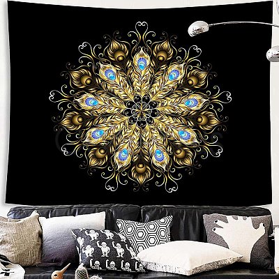 Polyester Wall Hanging Tapestry TREE-PW0001-35B-02-1