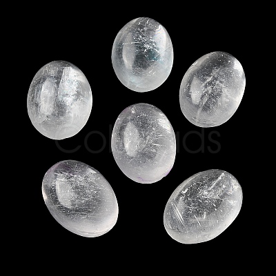 Natural Selenite Cabochons G-Q161-02-1