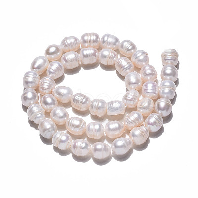 Natural Cultured Freshwater Pearl Beads Strands PEAR-N012-08B-1