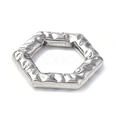 Non-Tarnish 304 Stainless Steel Linking Rings STAS-B034-02P-1