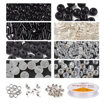 DIY Glass Seed Beads Jewelry Set Making Kit DIY-YW0004-23-1