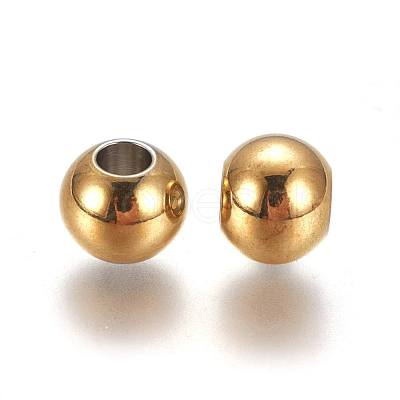 202 Stainless Steel Beads STAS-L222-43G-1