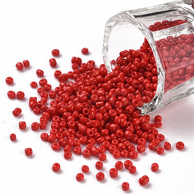 Baking Paint Glass Seed Beads SEED-US0003-2mm-K20-1