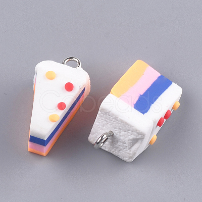 Handmade Polymer Clay Pendants CLAY-T015-02-1